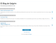 Tablet Screenshot of galgrim.blogspot.com