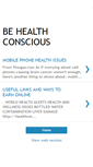 Mobile Screenshot of healthconscious2009.blogspot.com