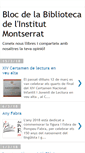 Mobile Screenshot of biblioiesmontserrat.blogspot.com