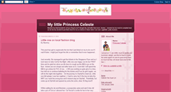 Desktop Screenshot of mylittleprincessceleste.blogspot.com