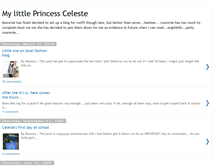 Tablet Screenshot of mylittleprincessceleste.blogspot.com