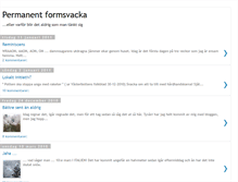 Tablet Screenshot of permanentformsvacka.blogspot.com