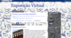 Desktop Screenshot of exposicaodeartevirtual.blogspot.com