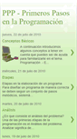 Mobile Screenshot of programacionprimerospasos.blogspot.com