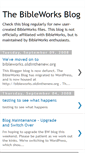Mobile Screenshot of bibleworksuserblog.blogspot.com