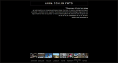 Desktop Screenshot of annasehlinfoto.blogspot.com