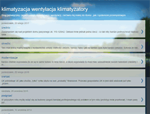 Tablet Screenshot of 1klimatyzacja.blogspot.com