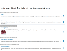 Tablet Screenshot of infoobattradisional.blogspot.com