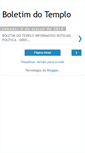 Mobile Screenshot of boletimdotemplo.blogspot.com