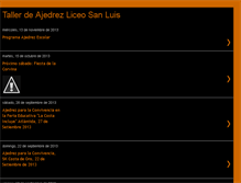 Tablet Screenshot of ajedrezsanluis.blogspot.com