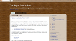 Desktop Screenshot of bayoudancerpost.blogspot.com