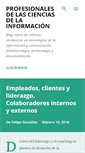 Mobile Screenshot of profesionalesdelainformacion.blogspot.com