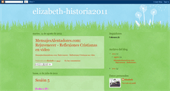 Desktop Screenshot of elizabeth-historia2011.blogspot.com