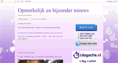 Desktop Screenshot of bijzonder-nieuws.blogspot.com