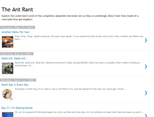 Tablet Screenshot of ant-rant.blogspot.com