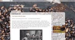 Desktop Screenshot of caboosecoffee.blogspot.com