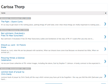 Tablet Screenshot of carissathorp.blogspot.com