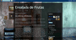 Desktop Screenshot of ensaladadefrutashistoriaverdadera.blogspot.com