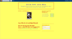 Desktop Screenshot of fuckyouanamia.blogspot.com