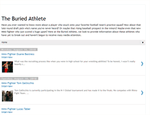 Tablet Screenshot of buriedathlete.blogspot.com