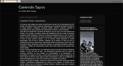 Desktop Screenshot of cosiendo-sapos.blogspot.com