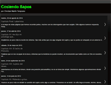 Tablet Screenshot of cosiendo-sapos.blogspot.com