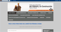 Desktop Screenshot of bienestarhabitatyconstruccion.blogspot.com