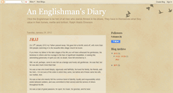 Desktop Screenshot of anenglishmansdiary.blogspot.com