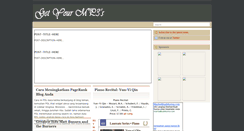 Desktop Screenshot of getyourmp3s.blogspot.com