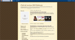 Desktop Screenshot of clublecturapolitecnic.blogspot.com