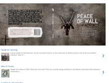 Tablet Screenshot of peaceofwall.blogspot.com