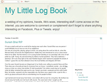 Tablet Screenshot of mylittlelogbook.blogspot.com