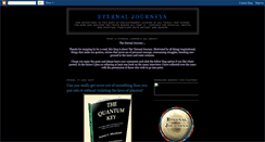 Desktop Screenshot of eternaljourneys.blogspot.com