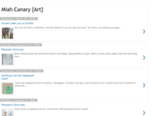 Tablet Screenshot of miahcanary.blogspot.com