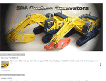 Tablet Screenshot of 504customexcavators.blogspot.com