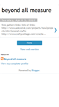 Mobile Screenshot of beyond-all-measure.blogspot.com