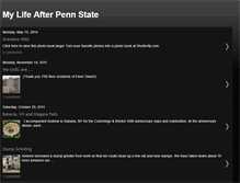 Tablet Screenshot of mylifeafterpennstate.blogspot.com