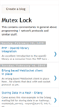 Mobile Screenshot of mutexlock.blogspot.com