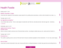 Tablet Screenshot of healthfoodies.blogspot.com