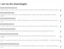 Tablet Screenshot of cheemalogist.blogspot.com