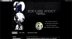 Desktop Screenshot of fanficsrobekrisaddict.blogspot.com