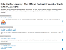 Tablet Screenshot of kidscablelearning.blogspot.com