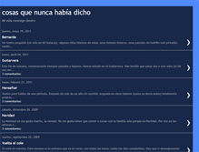 Tablet Screenshot of cosasquenuncahabiadicho.blogspot.com