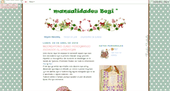 Desktop Screenshot of manualidadesbgi.blogspot.com