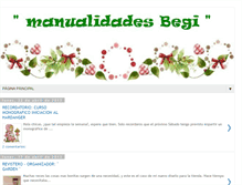 Tablet Screenshot of manualidadesbgi.blogspot.com