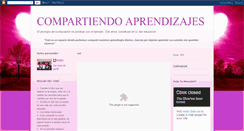 Desktop Screenshot of compartiendo-aprendizajes.blogspot.com