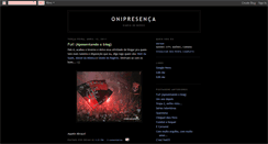 Desktop Screenshot of onipresenca.blogspot.com
