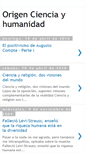 Mobile Screenshot of origencienciayhumanidad.blogspot.com