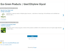 Tablet Screenshot of greenchemicalproducts.blogspot.com