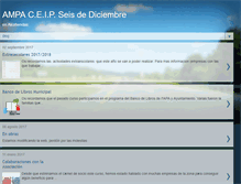 Tablet Screenshot of ampaseisdediciembre.blogspot.com